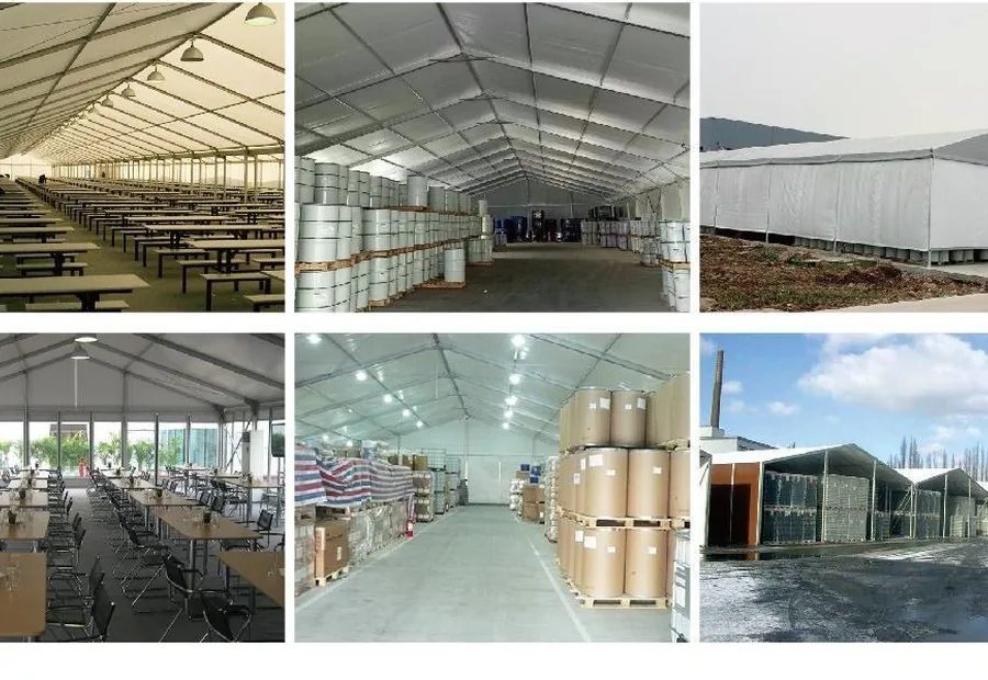 Industrial tent product examples