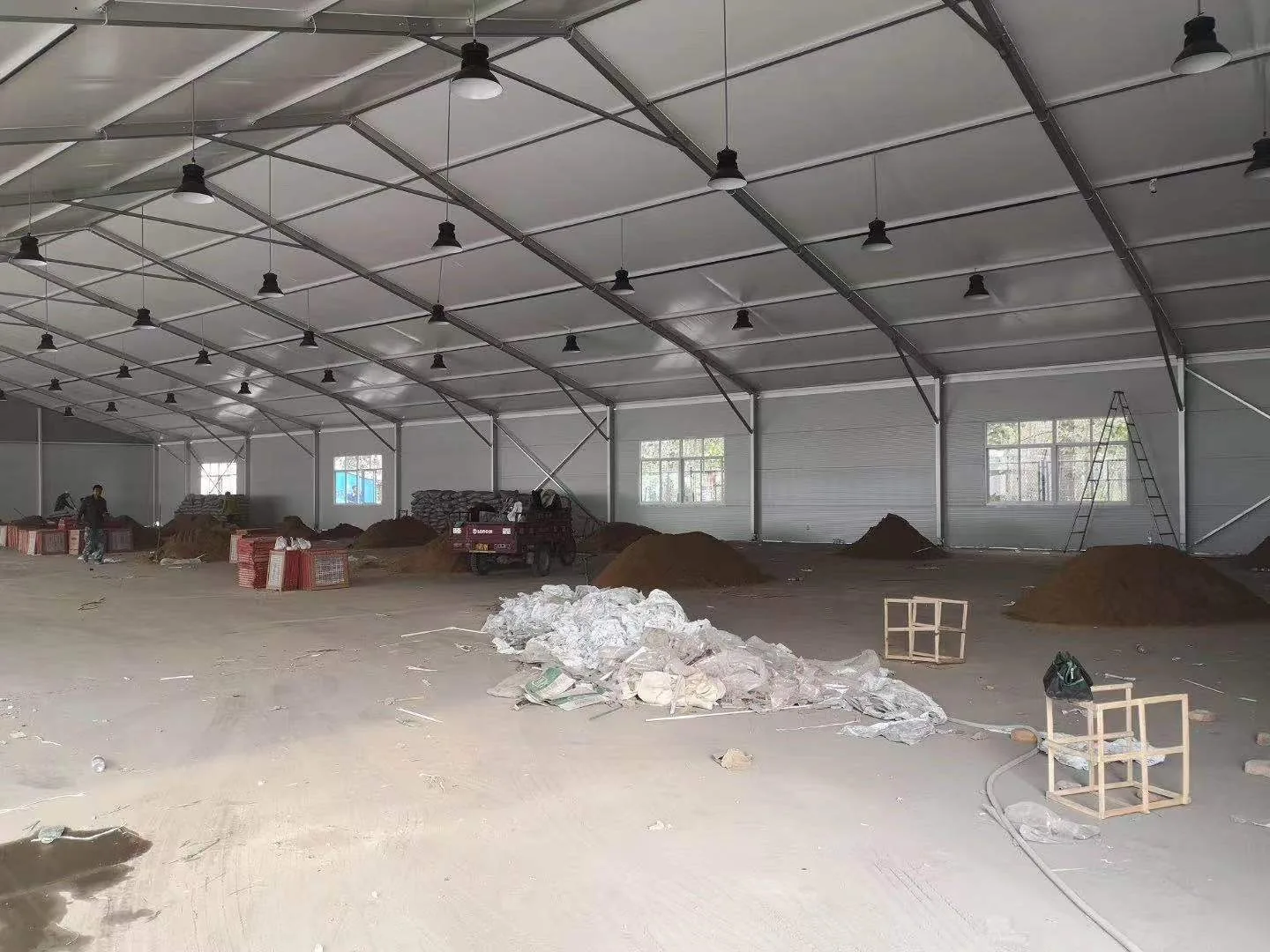 Sports tent interior reference